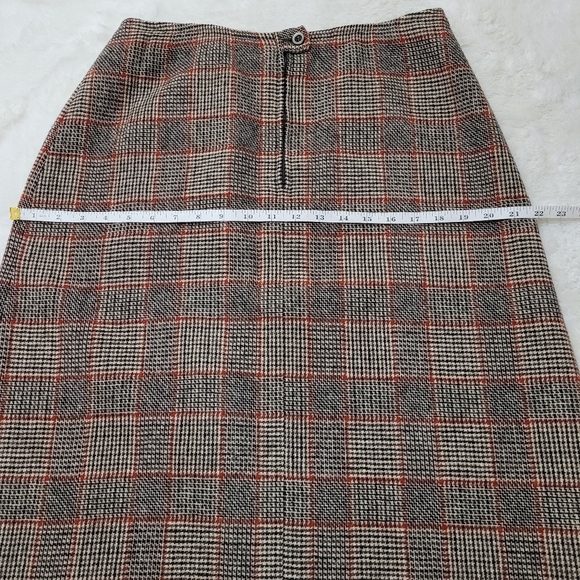 Pendelton Houndstooth skirt 100% pure wool - Picture 6 of 11